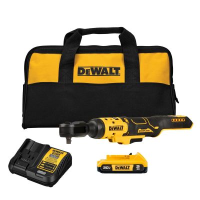 DWTDCF513D1 image(0) - DeWalt 20V MAX ATOMIC Brushless Lithium-Ion 3/8 in. Cordless Ratchet Kit