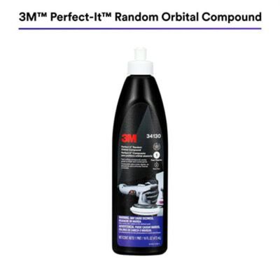 MMM34130 image(0) - 3M 3M™ Perfect-It™ Random Orbital Compound 34130, 1 Pint (16 fl oz/473 mL)