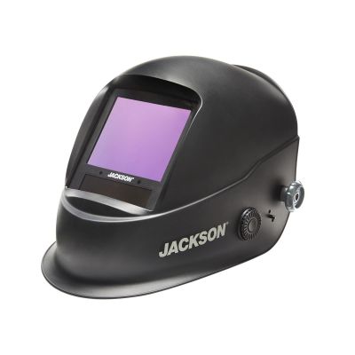 JCK46250 image(0) - Jackson Safety Jackson Safety - Welding Helmet - Auto Darkening - Thermoplastic - 3.86" x 3.23" Viewing Area - Shade 3/4-14 Translight ADF 1/1/1/1 - 370 Speed Dial Headgear - Black - Translight+ 555 Series