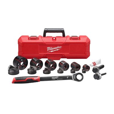 MLW49-16-2694 image(0) - Milwaukee Tool EXACT 1/2" to 2" Hand Ratchet Knockout Set