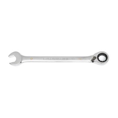 KDT86617 image(0) - GearWrench 17mm 90-Tooth 12 Point Reversible Ratcheting Wrench