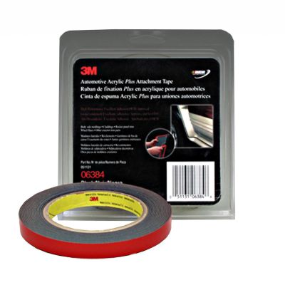 MMM6384 image(0) - 3M FOAM TAPE-ACRYLIC GRAY 1/2" X 5YDS 1.2MM 12/CASE