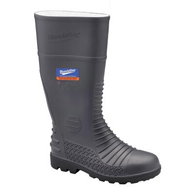 BLU028-070 image(0) - Blundstone Steel Toe Gumboots-Waterproof, Metarsal Guard, Puncture Resistant Midsole, Grey, AU size 7, US size 8