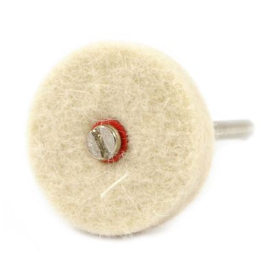 FOR60207 image(0) - Forney Industries Polishing Wheel, Felt, 1 in x 1/8 in Shaft