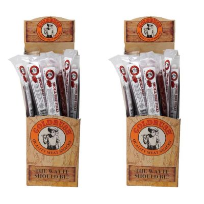 GRJ44402 image(0) - Gold Rush Jerky Spicy 1 oz. Wrapped Beef Sticks - 48 Count (3 lbs.)