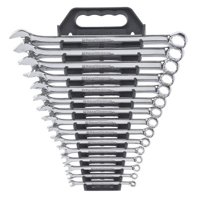 KDT81901 image(0) - GearWrench 15 Piece 12 Point Long Pattern Combination SAE Wrench Set