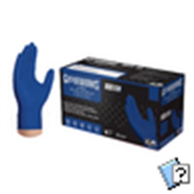 AMXGWRBN44100 image(0) - Ammex Corporation Gloveworks Royal Blue Med Nitrile - case