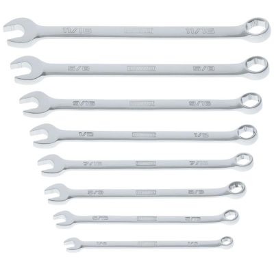 DWTDWMT45427 image(0) - DeWalt TOUGHSERIES SAE Combination Wrench Set - 8 Piece