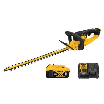 DWTDCHT820P1 image(0) - DeWalt 20V MAX Hedge Trimmer w/ 22" Laser Cut