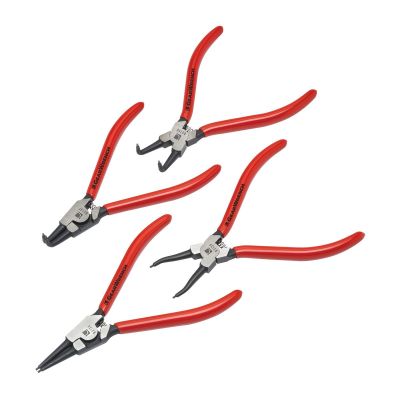 KDT82150 image(0) - GearWrench 4 Piece 7 Inch Fixed Tip Internal & External Snap Ring Plier Set