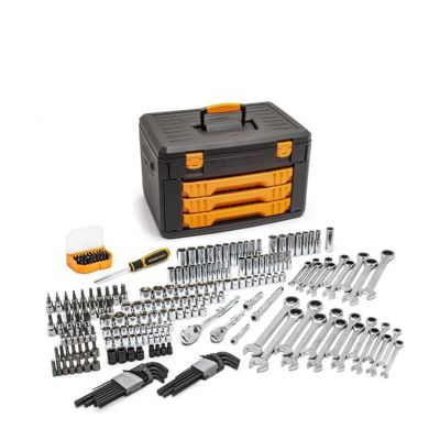 KDT80944 image(0) - GearWrench 232 Piece Mechanics Tool Set Inch 3 Drawer Storage Box