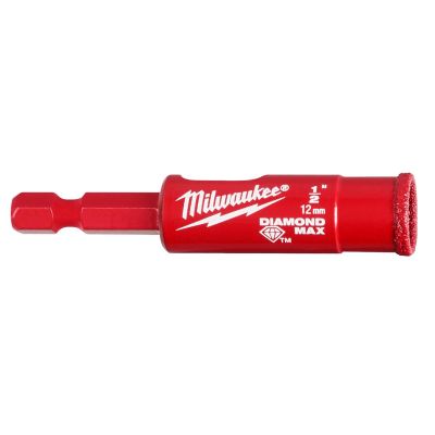 MLW49-56-0511 image(0) - Milwaukee Tool 1/2" Diamond Max Hole Saw Bit