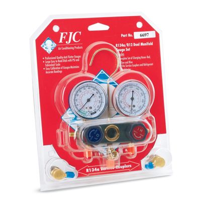 FJC6697 image(0) - FJC R134A/R12/R22 DUAL GUAGE