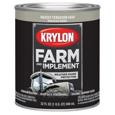 DUP2031 image(0) - Krylon Massey Ferguson Gray 32 oz. Quart