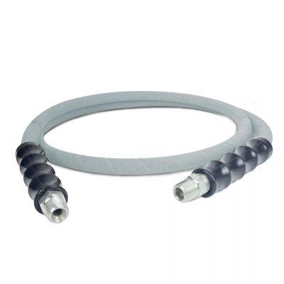 BLBPW1406-NM image(0) - BluBird Blushield Rubber Pressure Washer Hose Lead In 1/4' x 6' w/ M22 Non Marking