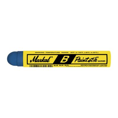 MKL080225 image(1) - Markal / Laco Paintstik Solid Paint Crayon, Blue (Box of 12)