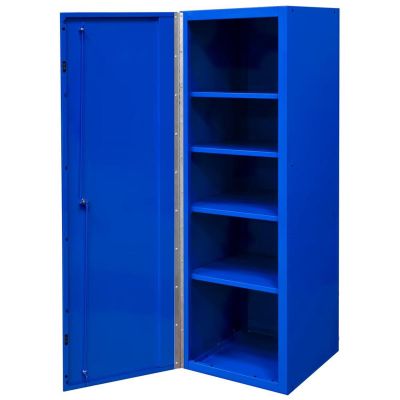 EXTDX192100SLBLBK image(0) - Extreme Tools DX 19 x 21 Locker w/4 Shelves, Blue w/Black Handle