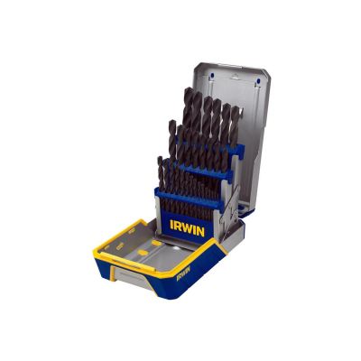 HAN3018004 image(0) - Hanson 29 PC DRILL BIT INDUSTRIAL SET CASE BLACK OXIDE