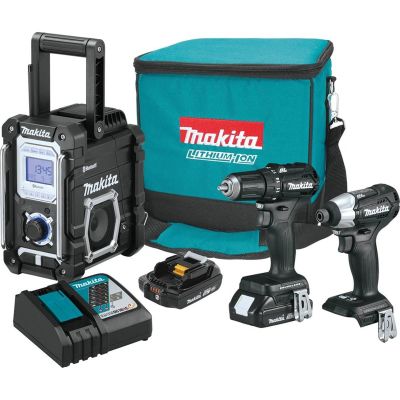 MAKCX301RB image(0) - Makita 18V LXT 2.0 Ah Sub-Compact Brushless Cordless 3-Piece Combo Kit