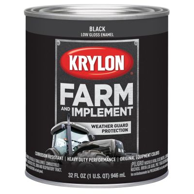 DUP2022 image(0) - Krylon Low Gloss Black 32 oz. Quart