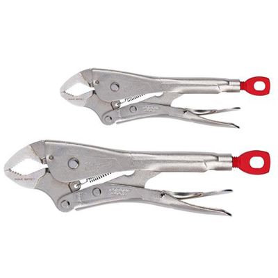 MLW48-22-3702 image(0) - Milwaukee Tool 2 Pc. 7" & 10" TORQUE LOCK  MAXBITE LOCKING PLIERS SET