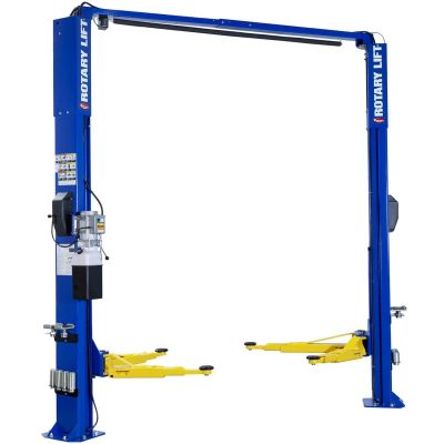 ROTSPOA10N20M7BL image(0) - Rotary 10,000 Lbs 2 Post Asymmetric With Patent Pending Av Arms.  Includes Round & Truck Adapters With 3 1/2" & 5 1/4" Extensions With Storage Rack. Shortest Arm Retraction In The Industry. Drive Thru Clearance 95 1/4", Min Cei