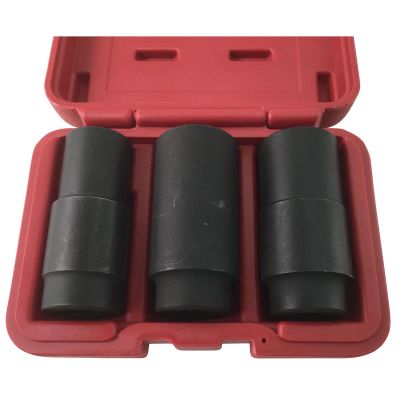 CTA1069 image(0) - CTA Manufacturing 3 Piece Crank Bolt Socket Set - 17/19/21 mm