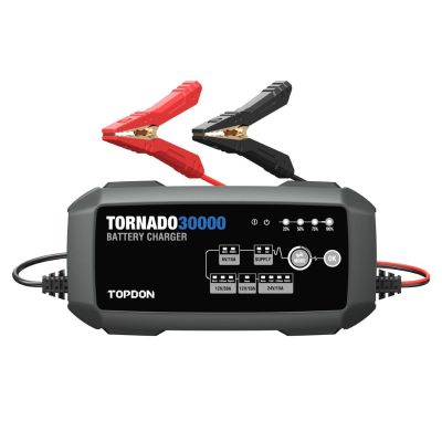 TOPT30000 image(0) - Topdon Tornado30000 - 30A Smart Charger and Power Supply 12V/24V