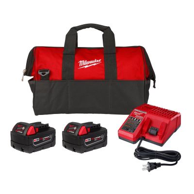 MLW48-59-1852R image(0) - Milwaukee Tool M18 REDLITHIUM XC5.0 RESISTANT BATTERY STARTER KIT