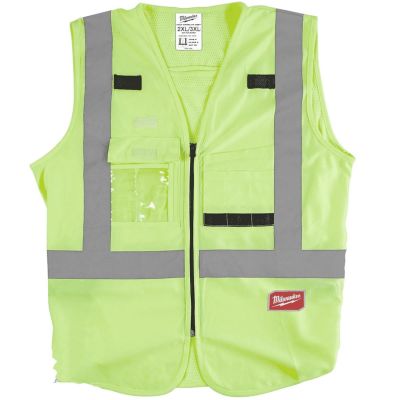 MLW48-73-5021 image(0) - Milwaukee Tool Hi Vis Yellow Safety Vest - S/M