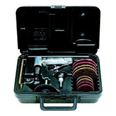 IRT301B32MK image(0) - Ingersoll Rand Angle Air Die Grinder 2 Inch & 3 Inch Pad Kit, 21,000 RPM, 0.25 HP, 1/4 Inch & 6mm Collets, Front Exhaust