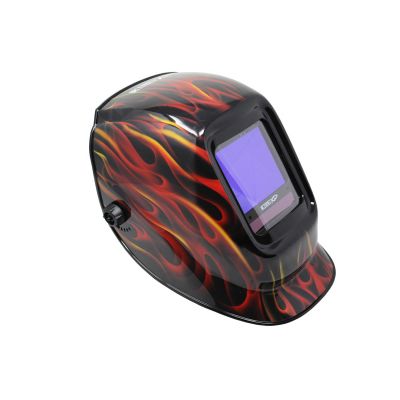 KTIXDTM7 image(0) - K Tool International Premium Red Flame Welding Helmet