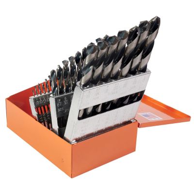 KNK29KK38 image(0) - KnKut KnKut 29 Piece Jobber Length Drill Bit Set 1/16"-1/2" by 64ths 3/8" Reduced Shank