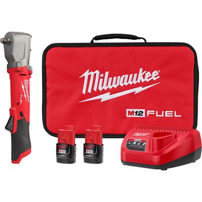 MLW2565-22 image(0) - Milwaukee Tool M12 FUEL 1/2" Right Angle Impact Wrench w/ Friction Ring Kit