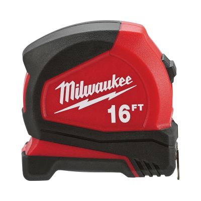 MLW48-22-6616 image(0) - Milwaukee Tool 16 ft. Compact Tape Measure