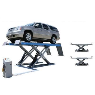 ATEATTD-12ASL-COMBO-FPD image(0) - Atlas Equipment 12ASL Alignment Scissor Lift and RJ-6 Rolling Jacks Combo