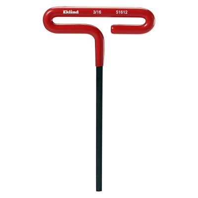 EKL51612 image(0) - Eklind Tool Company HEX KEY 3/16IN. T-HANDLE 6IN. CUSHION GRIP