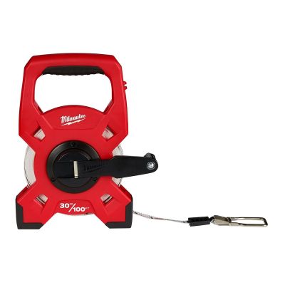 MLW48-22-5330 image(0) - Milwaukee Tool 30m/100ft Fiberglass Open Reel Long Tape Measure