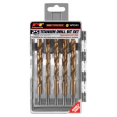 WLMW9043 image(0) - Wilmar Corp. / Performance Tool 25pc Titanium drill bit set