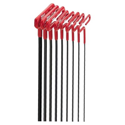 EKL53198 image(0) - Eklind Tool Company HEX KEY SET 8 PC T-HANDLE 9IN. SAE 3/32-1/4IN.CUSH