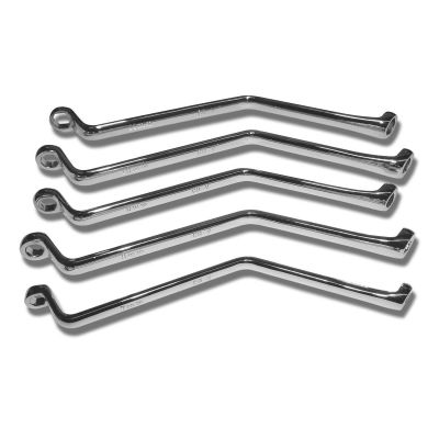 VIMBB500 image(0) - VIM Tools 5 Piece Brake Bleeder Wrench Set, 7 mm, 8 mm, 9 mm, 10 mm, & 11 mm