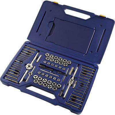 HAN26376DC image(0) - IRWIN 76 Piece Machine Screw/Fractional/Metric Tap and Hex Die Set