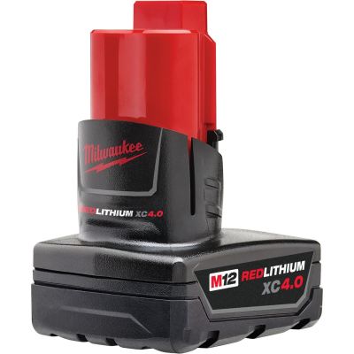 MLW48-11-2440 image(0) - Milwaukee Tool M12 REDLITHIUM XC 4.0 Extended Capacity Battery Pack