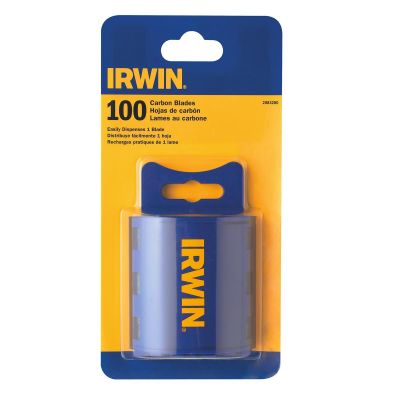 IRW2083200 image(0) - Irwin Industrial CARBON RAZOR BLADES 100PK