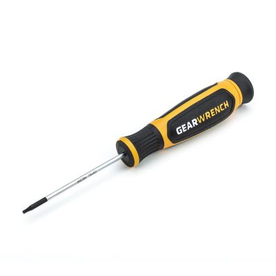 KDT80038H image(0) - GearWrench T6 x 60mm Mini Torx Dual Material Screwdriver