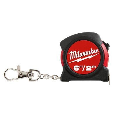 MLW48-22-5506 image(0) - Milwaukee Tool 6ft / 2m Keychain Tape Measure