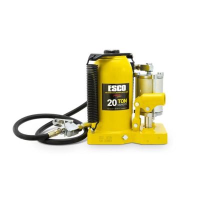 ESC10381 image(0) - ESCO 20 Ton HD Pro Series Air Hydraulic Bottle Jack