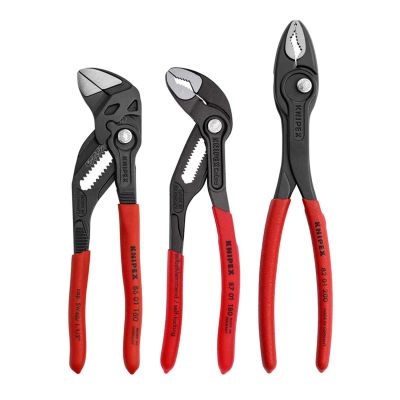 KNP0080156US image(0) - KNIPEX 3PC Top Selling Pliers Set