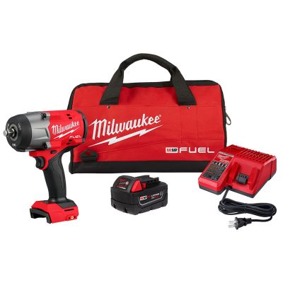 MLW2967-21B image(0) - Milwaukee Tool M18 FUEL 1/2" High Torque Impact Wrench w/ Friction Ring Kit