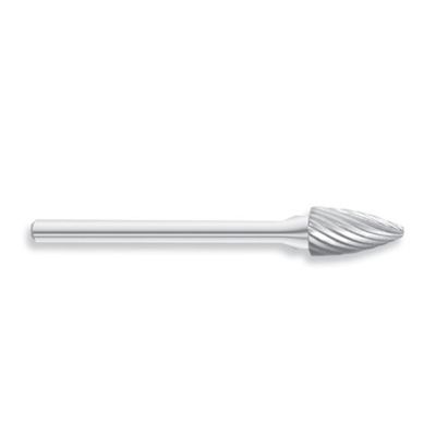 HTCSG-51 image(0) - SG-51 Solid Carbide Burr, Pointed Tree Shape, Single Cut